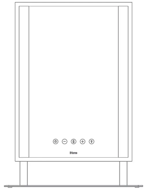 SDI TECHNOLOGIES Reflect Studio Pro iHome Beauty Vanity Mirror - figure 4