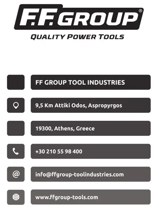 FF GROUP HG 2000 EASY Hot Air Gun - Contact Info