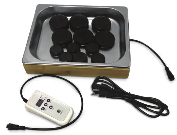 SereneLife Portable Heated Rock Therapy System - Cover