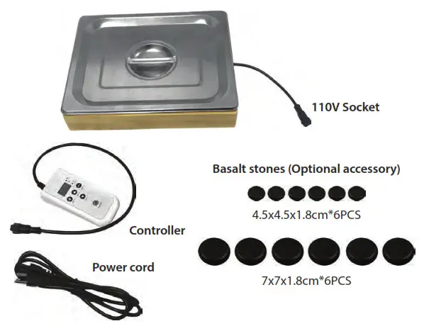 SereneLife Portable Heated Rock Therapy System - Overview 1