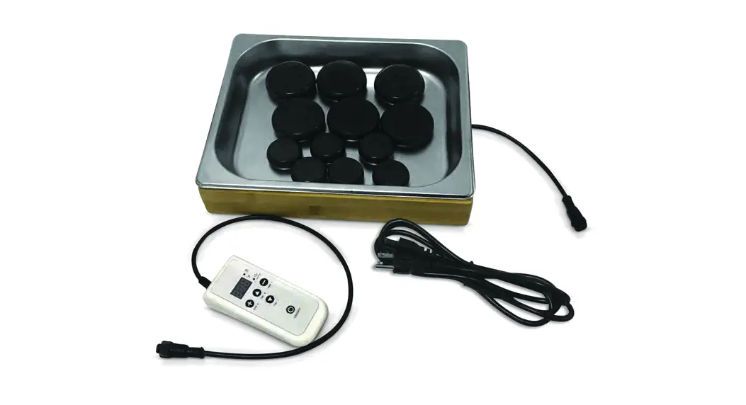 Serenelife Portable Heated Rock Therapy System With Digital Temperature Controller User Manual
