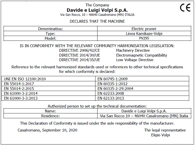 VOLPI-PV295-Electrical-Pruning-Shear-20