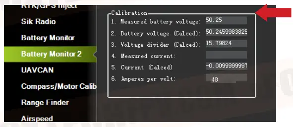 FOXTECH AYK-350 VTOL - Check the Two Batteries Voltages