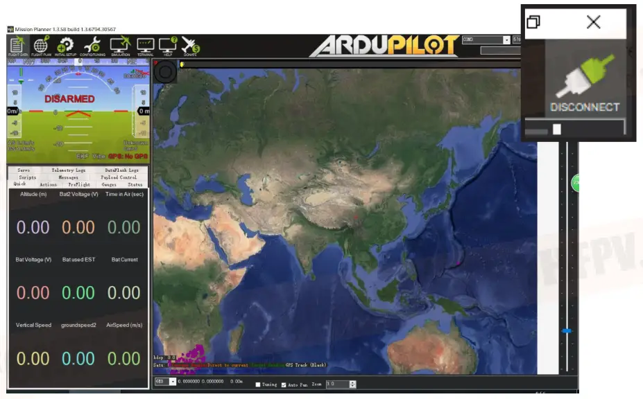 FOXTECH AYK-350 VTOL - Connection completed