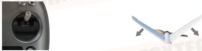 FOXTECH AYK-350 VTOL -Push the pitch-stick