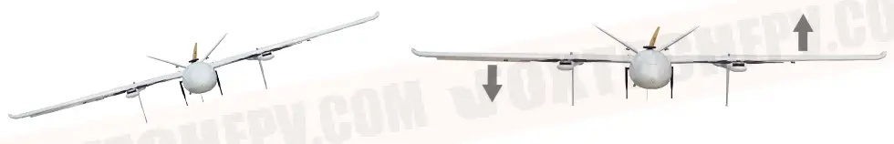 FOXTECH AYK-350 VTOL - and the right motor increases