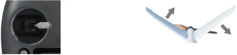 FOXTECH AYK-350 VTOL - tail will go up, and the left tail will go down