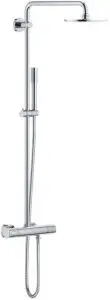 GROHE Shower System with Thermostat for Wall Mounting