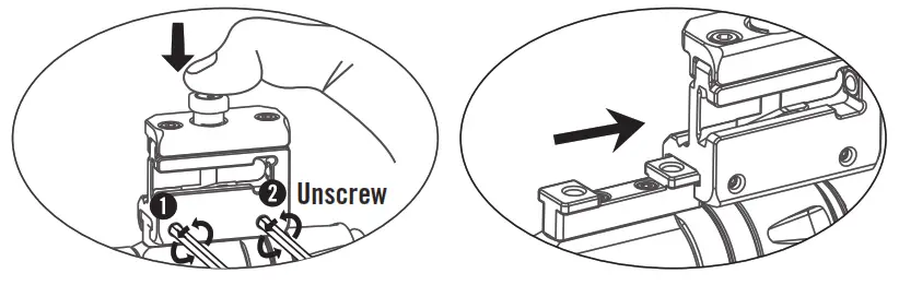 OLIGHT Odin GL Mini Rechargeable Tactical Flashlight - button