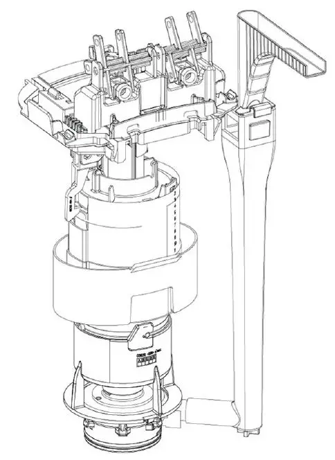 KOLO-94153-Matt-Chrome-Dual-Action-Control-Button-