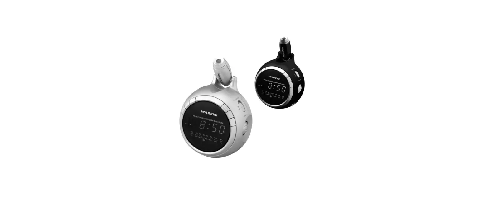 Hyundai Rac 878 Bg Projection Radio Clock Instruction Manual