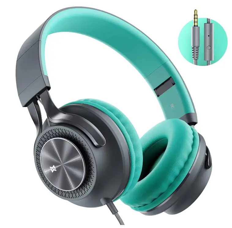 Mevoix-On-Ear Headphones-with-Microphone