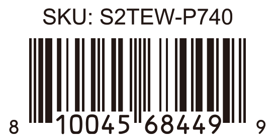 Skullcandy S2TEW Sesh Active Noise Cancelling True Wireless Earbuds - BAR Code