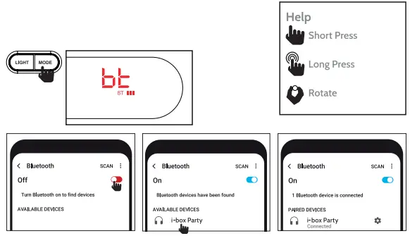 i-box Portable Bluetooth party speaker with microphone-fig6