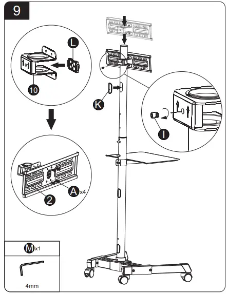 FITUEYES TC-R12MB TV CART-fig11