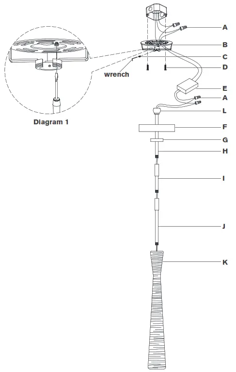 VISUAL COMFORT KW 5037 Utopia Mini Pendant