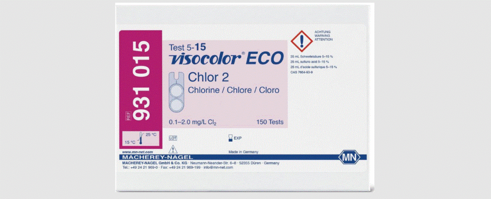 Visocolor Eco Chlorine 1 Test Kit Instruction Manual