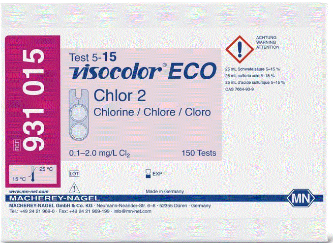 visocolor ECO Chlorine 1 Test Kit