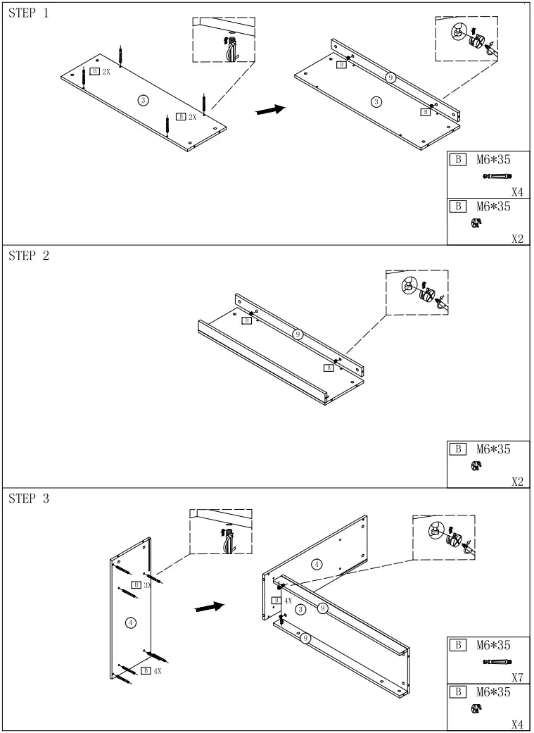 BY LIGHT BB JW0192XL Turrella 384 in Wood Finish Rectangle MDF Console Table - fig 3