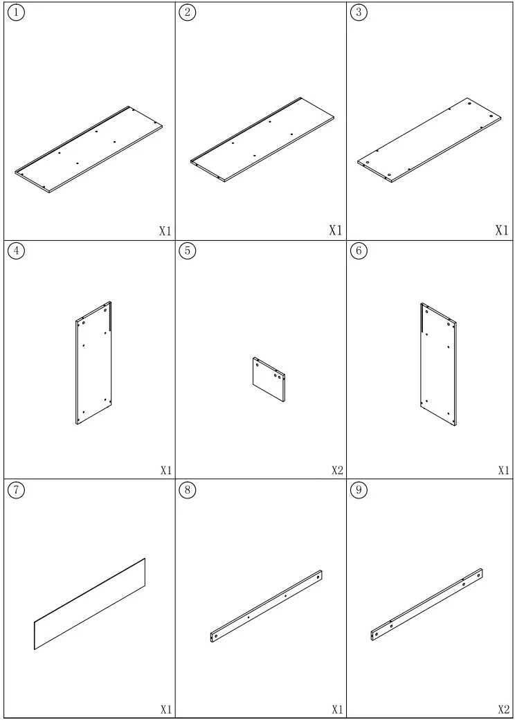 BY LIGHT BB JW0192XL Turrella 384 in Wood Finish Rectangle MDF Console Table - fig 4
