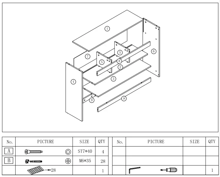 BY LIGHT BB JW0192XL Turrella 384 in Wood Finish Rectangle MDF Console Table - fig 5