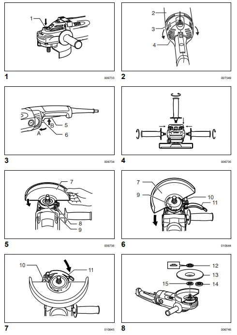makita GA7030 Angle Grinder - fig1