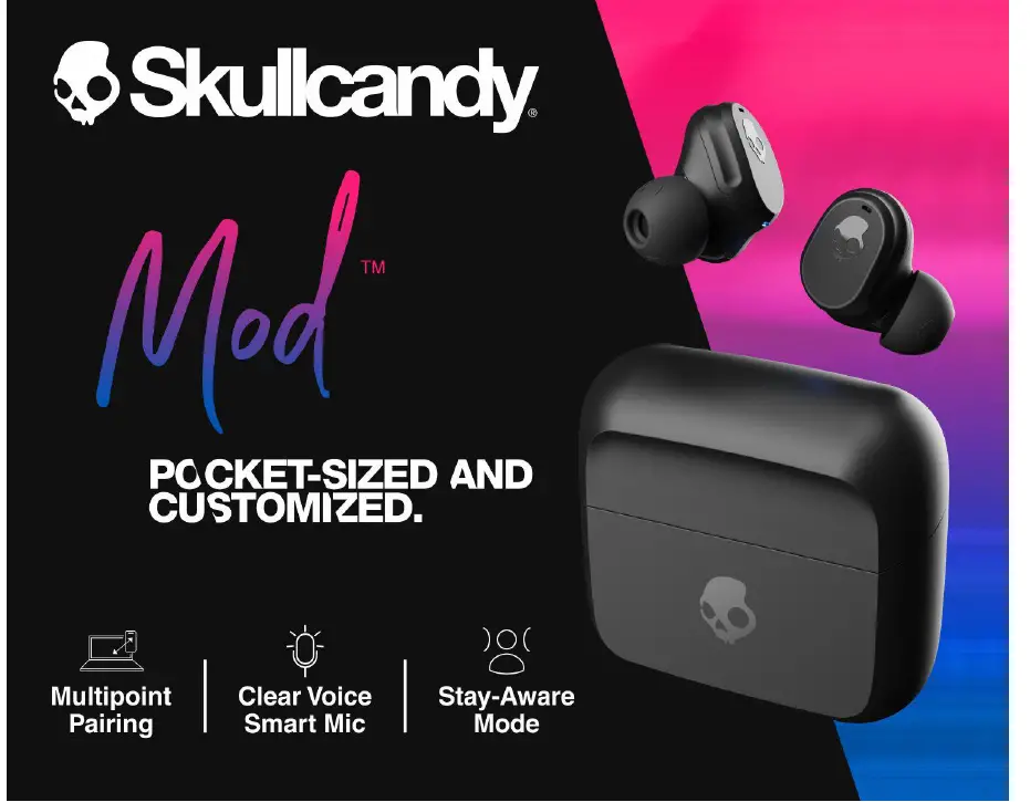 Skullcandy S2FYW-P740 Mod True Wireless Earbuds fig (1)