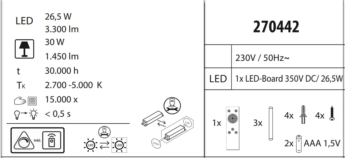 Paul Neuhaus 14326-18 Anika Ceiling Lamp fig 2