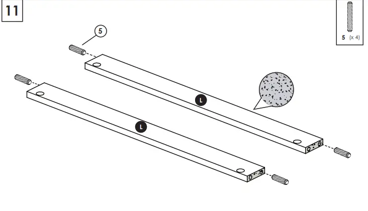 zenna home E5429GY Barn-Door Spacesaver - fig11