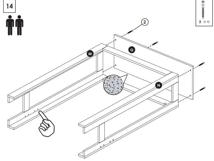 zenna home E5429GY Barn-Door Spacesaver - fig15