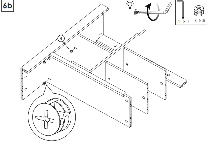 zenna home E5429GY Barn-Door Spacesaver - fig6b