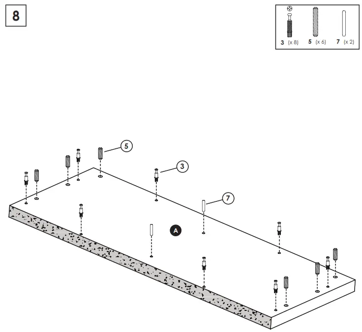 zenna home E5429GY Barn-Door Spacesaver - fig8