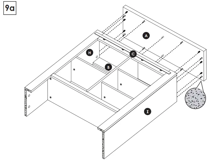 zenna home E5429GY Barn-Door Spacesaver - fig9a