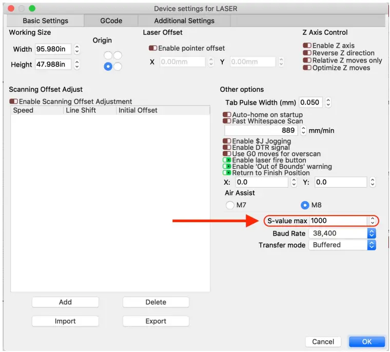 makermade Lightburn Laser Resources Software - FIG 14