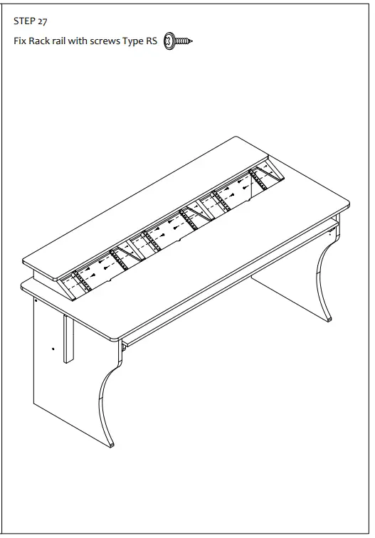thomann Combo 88 Desk Professional Studios Workstation Desk - fig 20