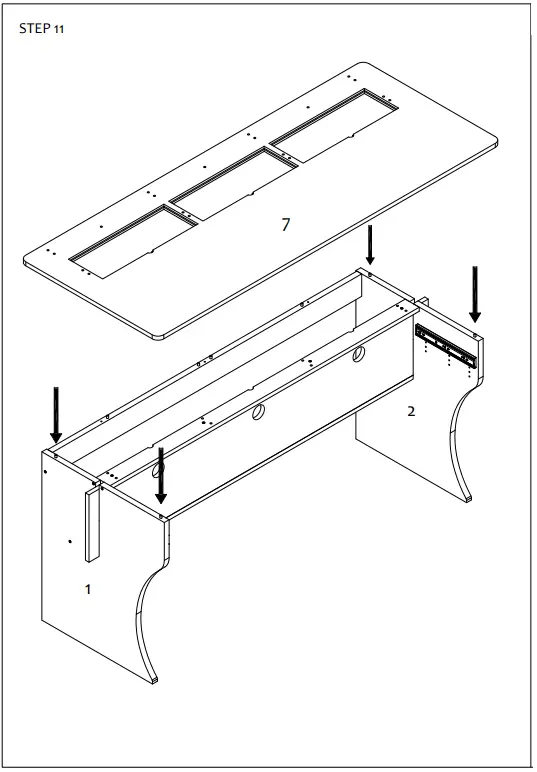 thomann Combo 88 Desk Professional Studios Workstation Desk - fig 8