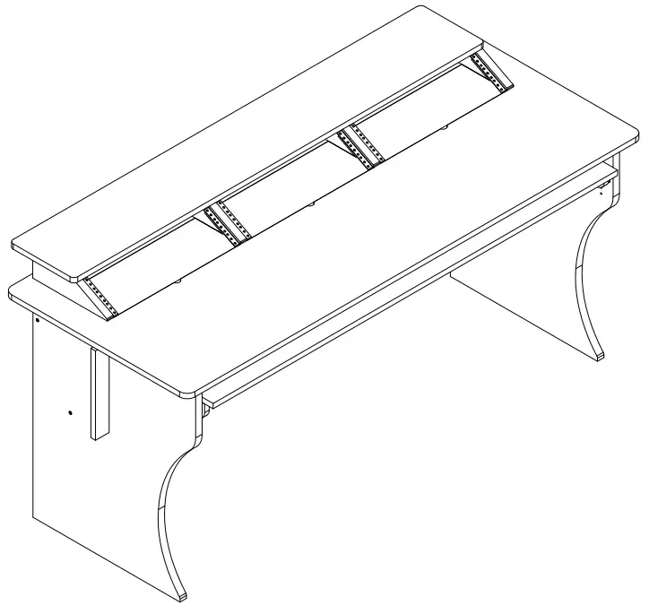 thomann Combo 88 Desk Professional Studios Workstation Desk