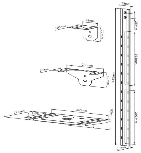 Neomounts-AFLS-825BL1-Videobar-and-Multimedia-Kit-FIG-1