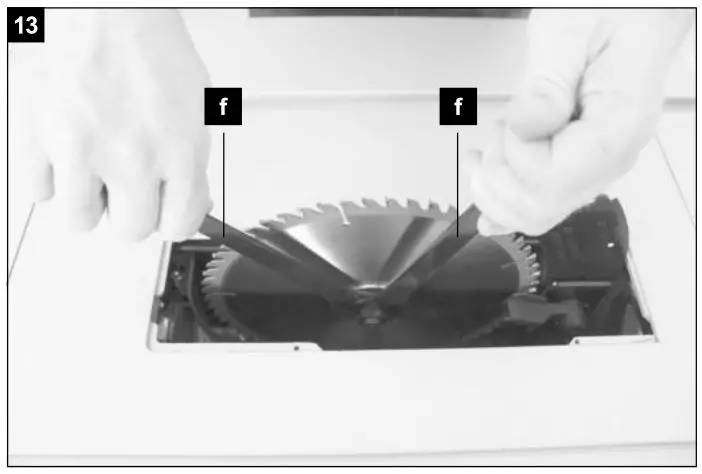 scheppach HS105 230V 255mm Electric Table Saw -Figure 13