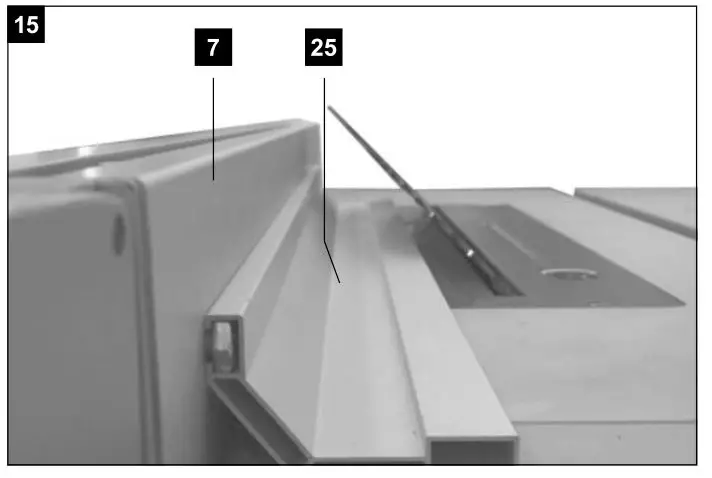 scheppach HS105 230V 255mm Electric Table Saw -Figure 15