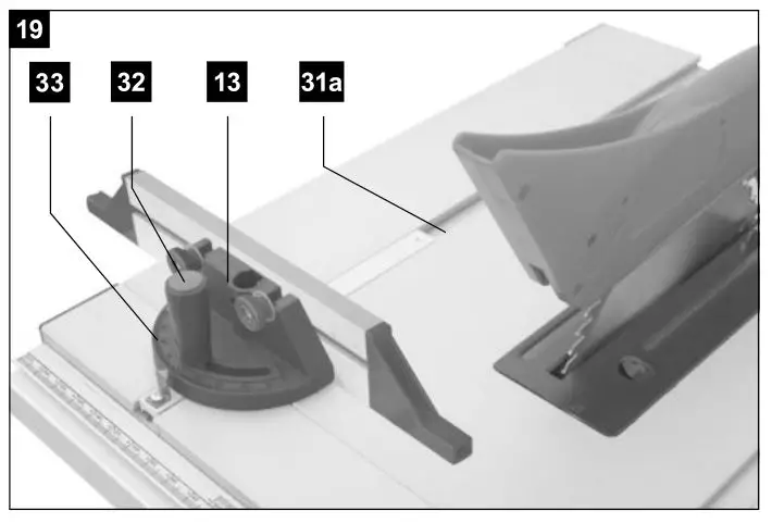 scheppach HS105 230V 255mm Electric Table Saw -Figure 19