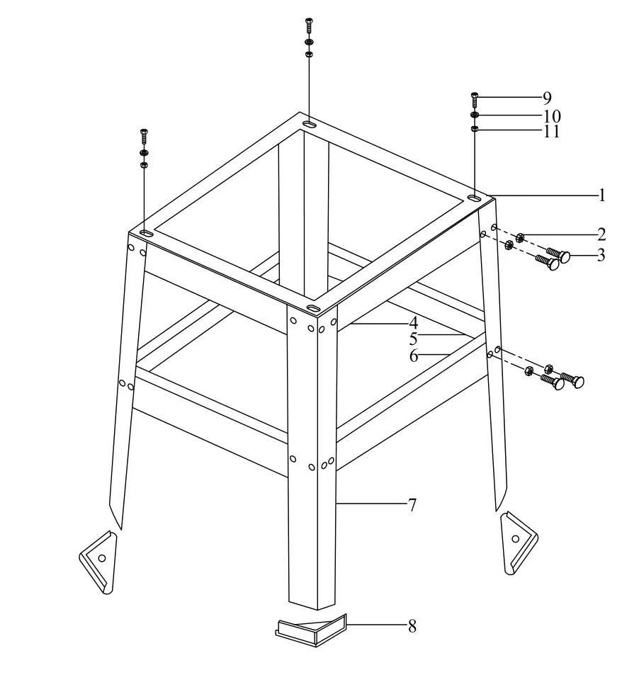 scheppach HS105 230V 255mm Electric Table Saw -Installation