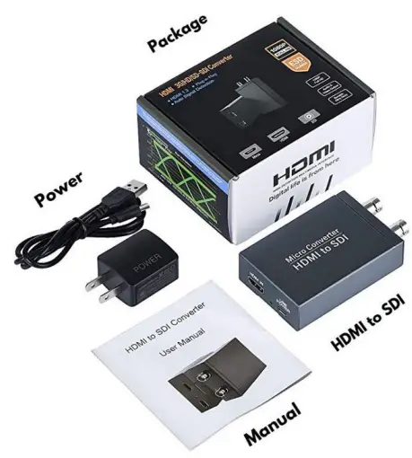 Baudcom HDMI to SDI Converter-FIG2