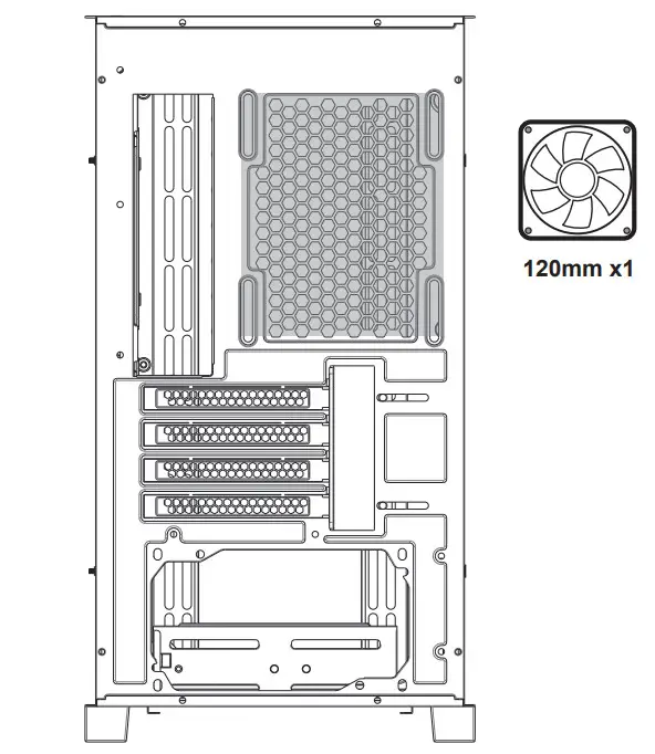 AZZA CSAZ-140 ELISE Micro-ATX Case - Figure 5