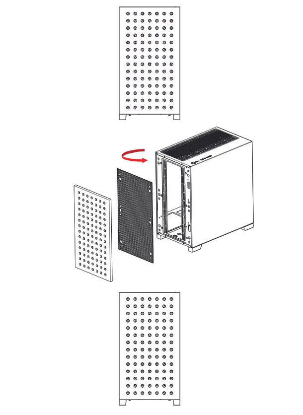 AZZA CSAZ-140 ELISE Micro-ATX Case - Figure 8