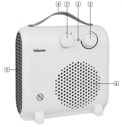 TRISTAR KA 5150 Fan Heater-fig1