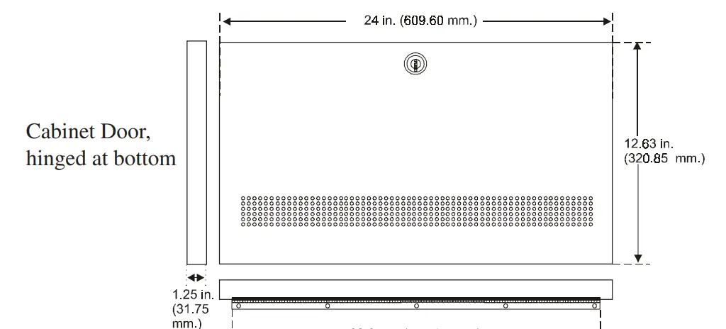 NOTIFIER BB-25 Cabinet-fig2