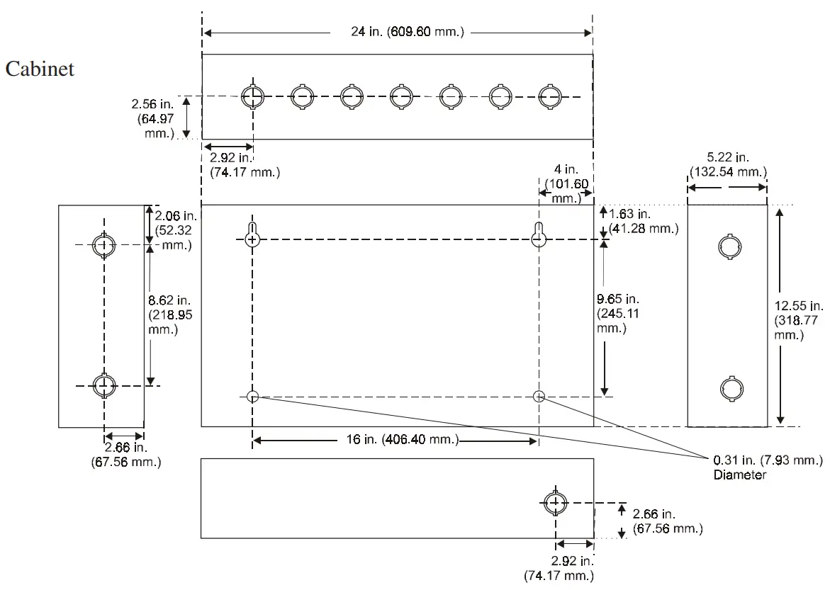NOTIFIER BB-25 Cabinet-fig3