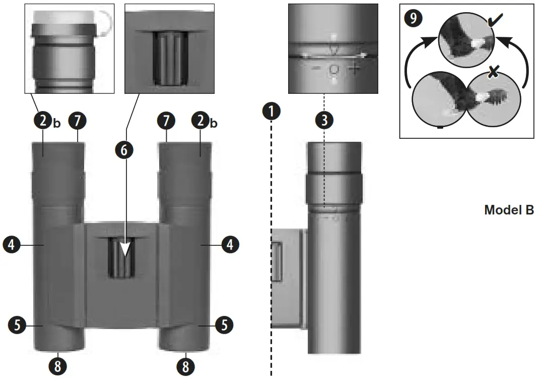 BRESSER Hunter 8x21 Compact Binoculars - 2