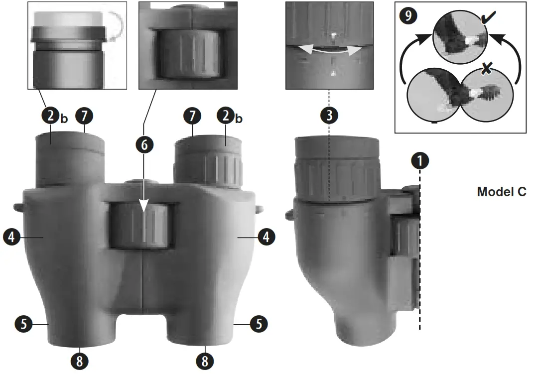 BRESSER Hunter 8x21 Compact Binoculars - 3